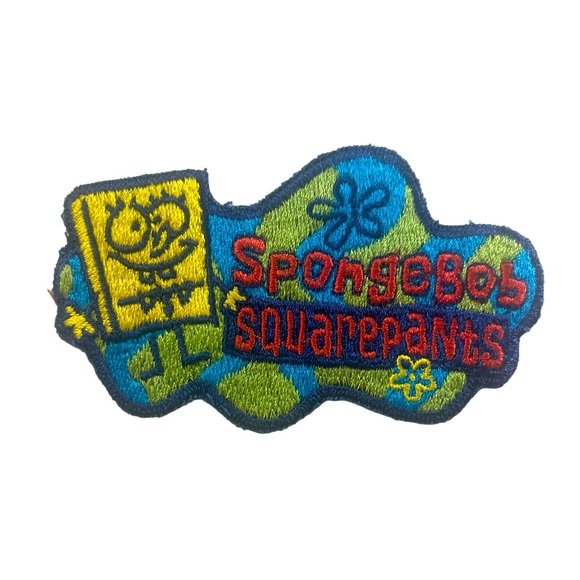 RARE SPONGEBOB SQUAREPANTS IRON-ON PATCH- ONLY AVAILABLE TO PRODUCTION CREW - Picture 1 of 4